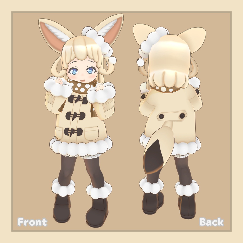 オリジナル3Dモデル『ロコ』