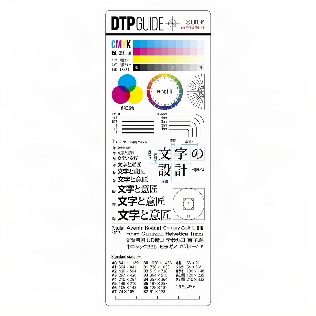 DTP GUIDE|透明しおり【あんしんパック】