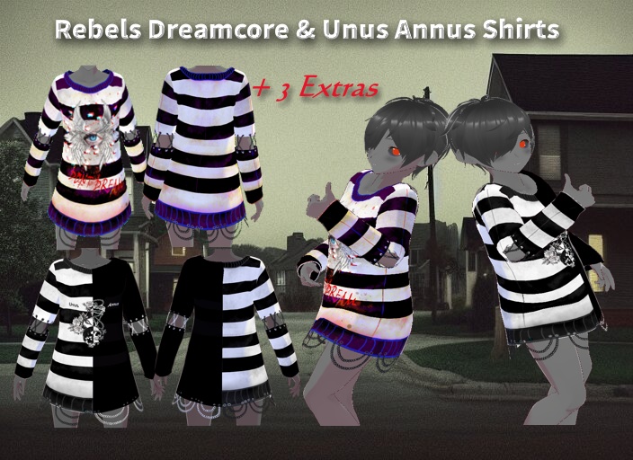 [𝗩𝗥𝗢𝗜𝗗] Dreamcore & Unus Annus Shirts 