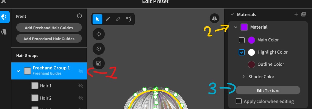 FREE Rave Hair (Vroid)
