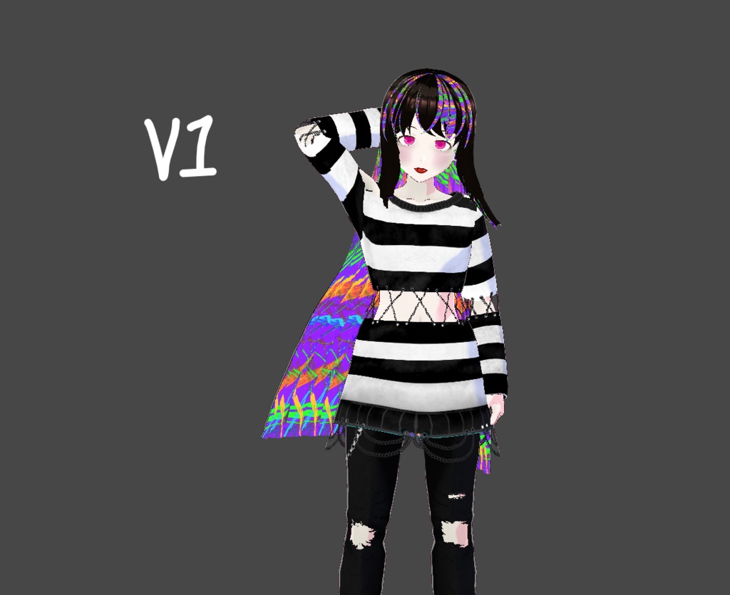 FREE Rave Hair (Vroid)