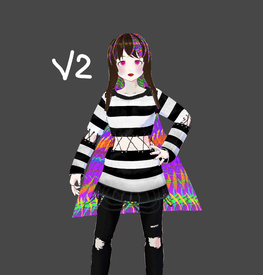 FREE Rave Hair (Vroid)