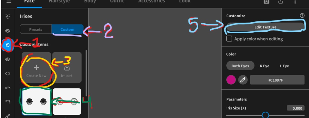 ♈︎ Zodiac Sign Eyes ♓︎ (Vroid)