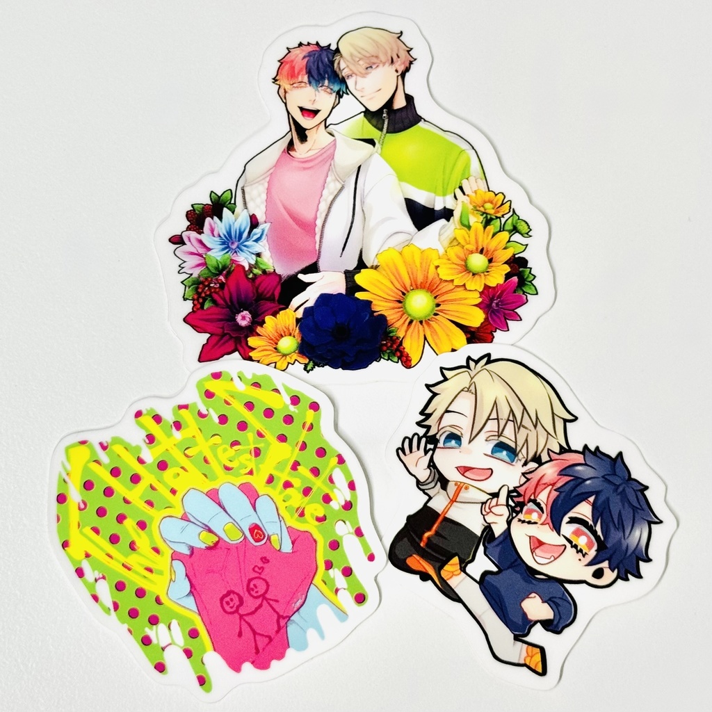 彼隷ステッカー3種セット