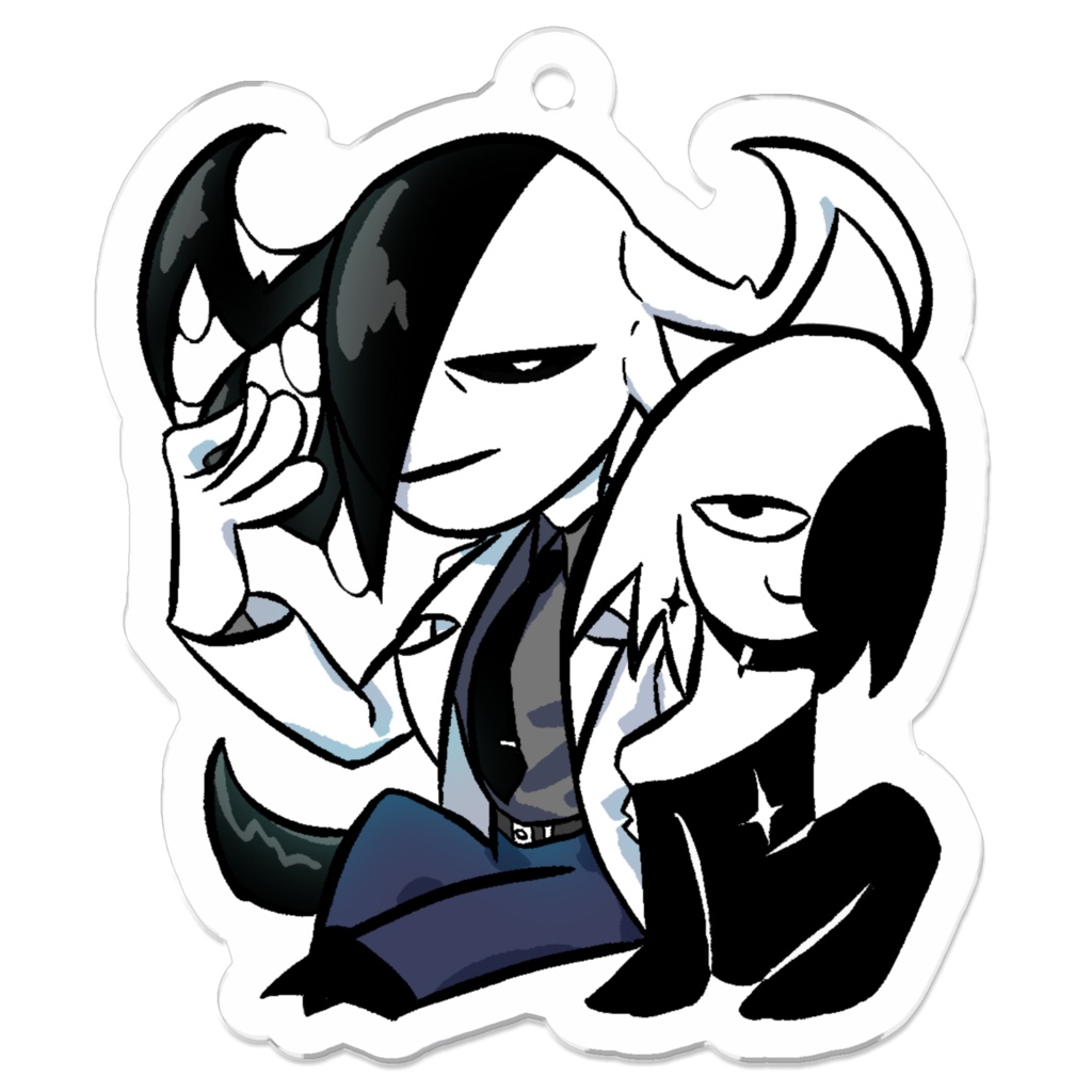 グロウ・シャドウとセロのキーホルダー