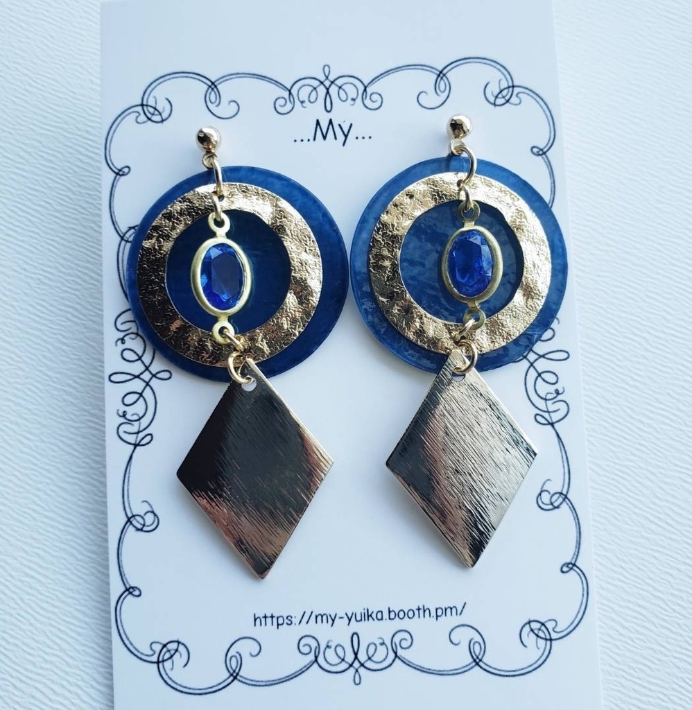 【鬼滅の刃】かまぼこ隊イメージピアス/イヤリング【炭治郎・善逸・伊之助】