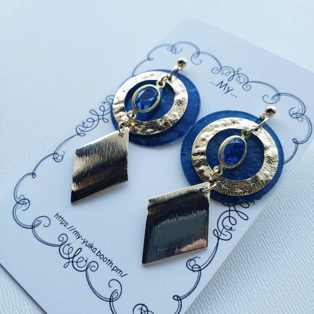 【鬼滅の刃】かまぼこ隊イメージピアス/イヤリング【炭治郎・善逸・伊之助】