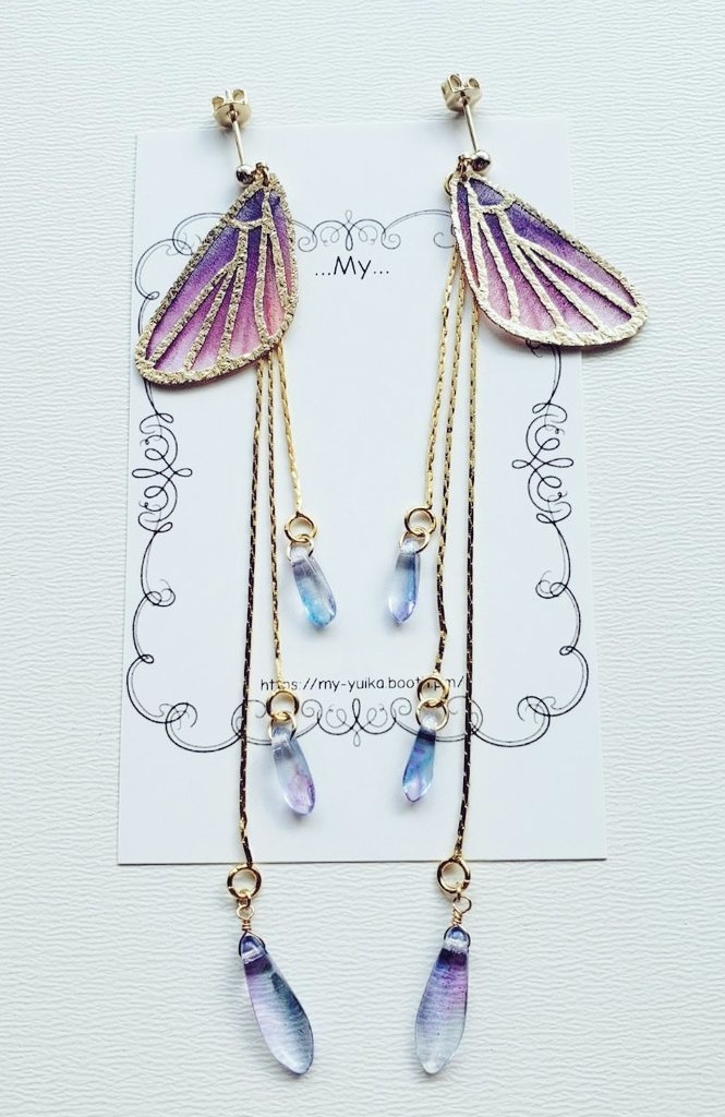 【鬼滅の刃】胡蝶しのぶ・栗花落カナヲイメージピアス/イヤリング