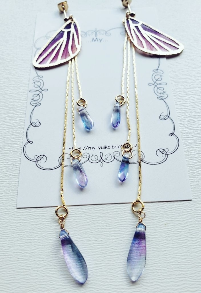 【鬼滅の刃】胡蝶しのぶ・栗花落カナヲイメージピアス/イヤリング