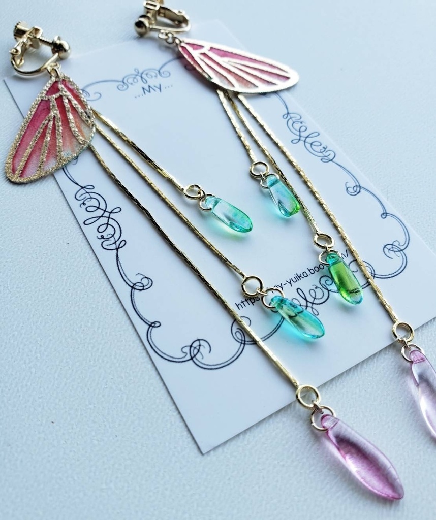 【鬼滅の刃】胡蝶しのぶ・栗花落カナヲイメージピアス/イヤリング