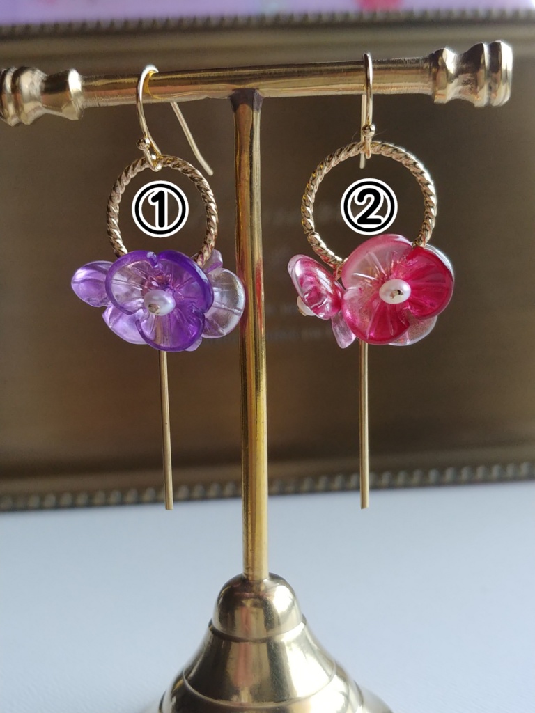 【鬼滅の刃】胡蝶しのぶ・栗花落カナヲイメージピアス/イヤリング