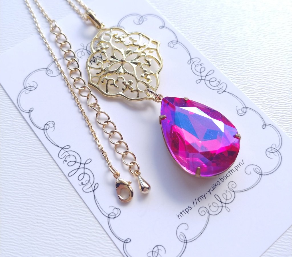 【鬼滅の刃】竈門禰豆子イメージネックレス