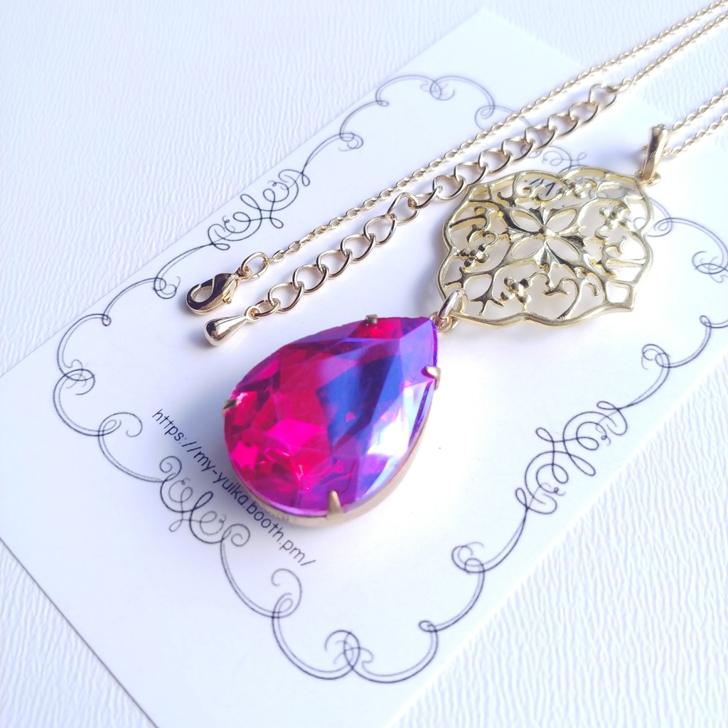 【鬼滅の刃】竈門禰豆子イメージネックレス