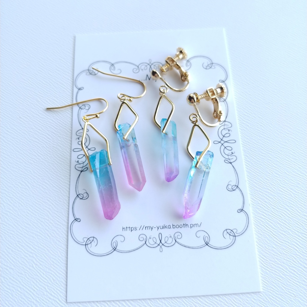 【鬼滅の刃】猗窩座イメージピアス／イヤリング【上弦の参】