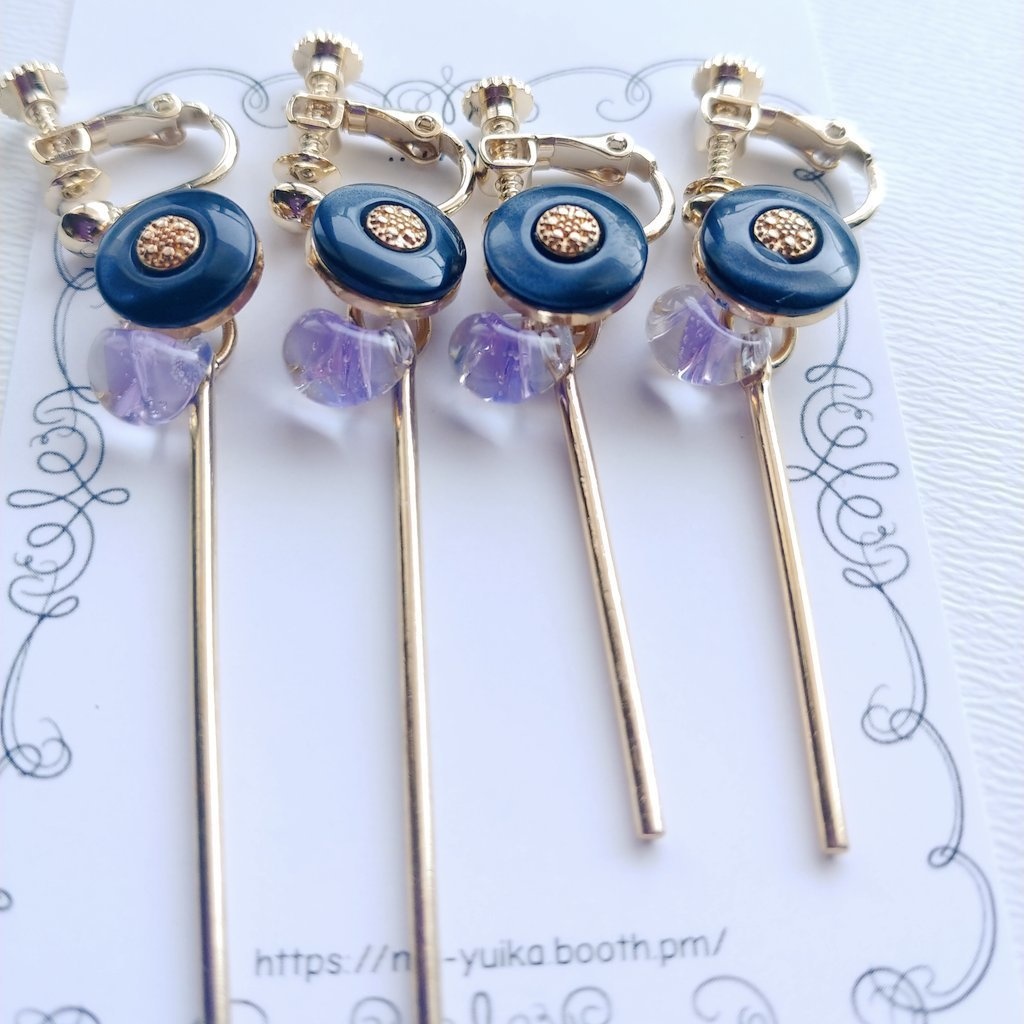 【鬼滅の刃】不死川実弥・玄弥イメージピアス/イヤリング【風柱・不死川兄弟】