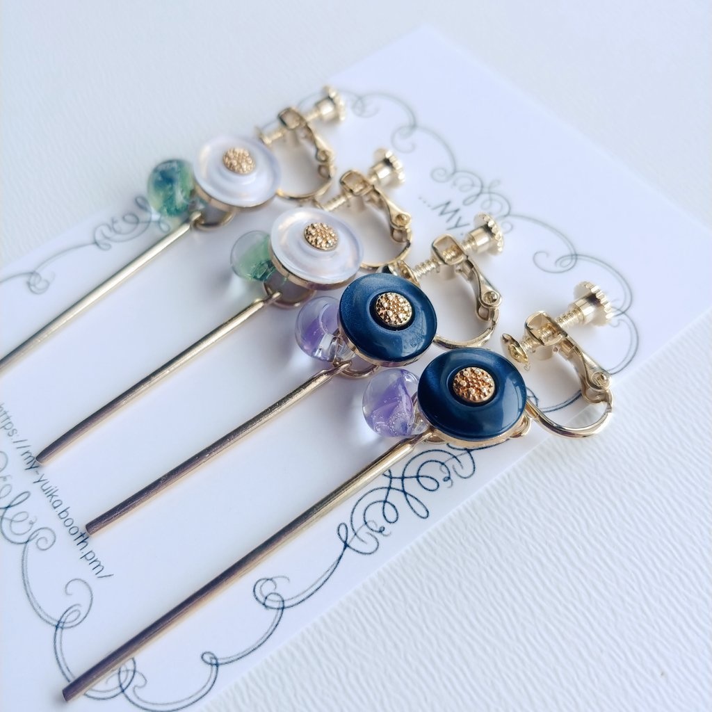 【鬼滅の刃】不死川実弥・玄弥イメージピアス/イヤリング【風柱・不死川兄弟】