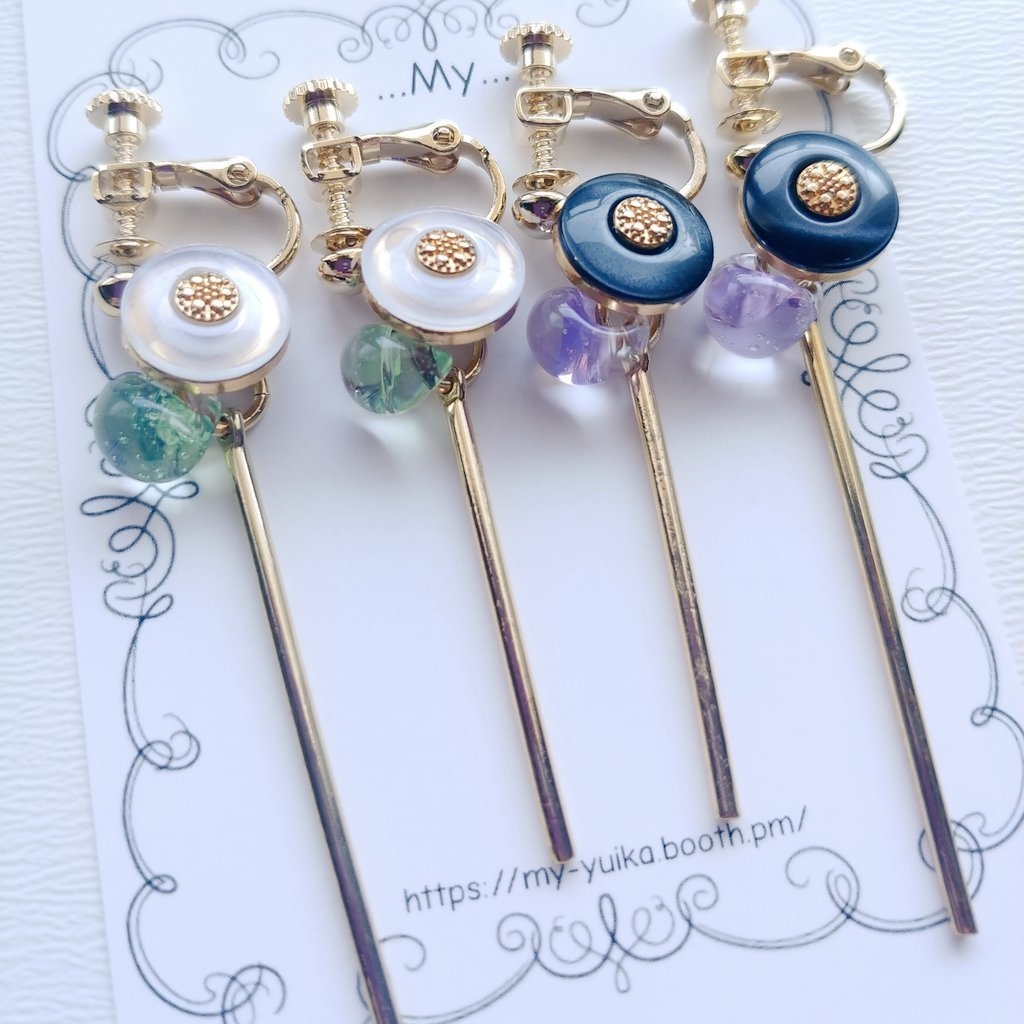 【鬼滅の刃】不死川実弥・玄弥イメージピアス/イヤリング【風柱・不死川兄弟】