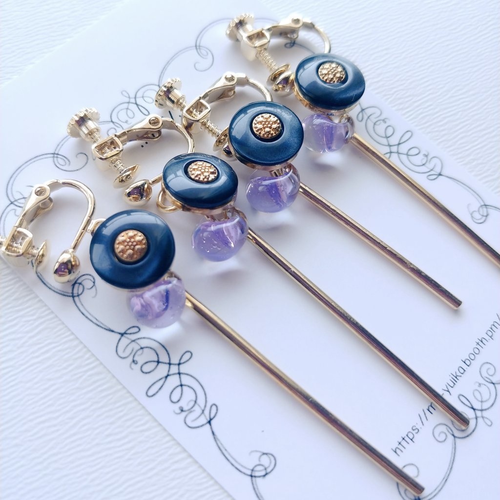 【鬼滅の刃】不死川実弥・玄弥イメージピアス/イヤリング【風柱・不死川兄弟】