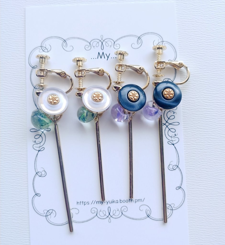 【鬼滅の刃】不死川実弥・玄弥イメージピアス/イヤリング【風柱・不死川兄弟】