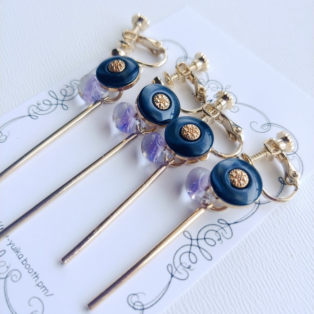 【鬼滅の刃】不死川実弥・玄弥イメージピアス/イヤリング【風柱・不死川兄弟】