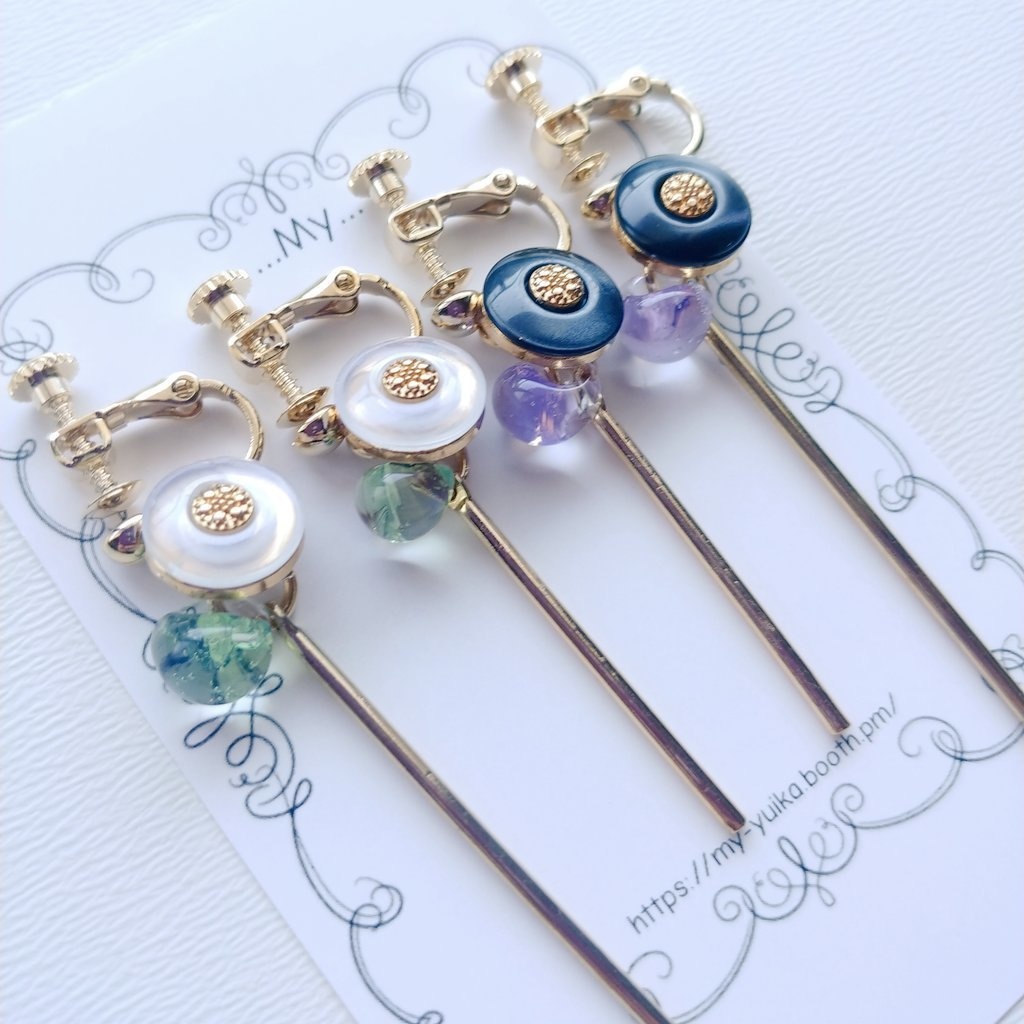 【鬼滅の刃】不死川実弥・玄弥イメージピアス/イヤリング【風柱・不死川兄弟】