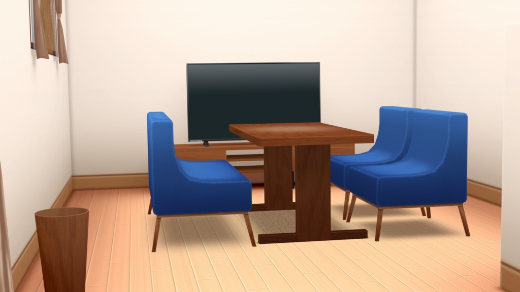 【無料】MMDダイニングキッチン