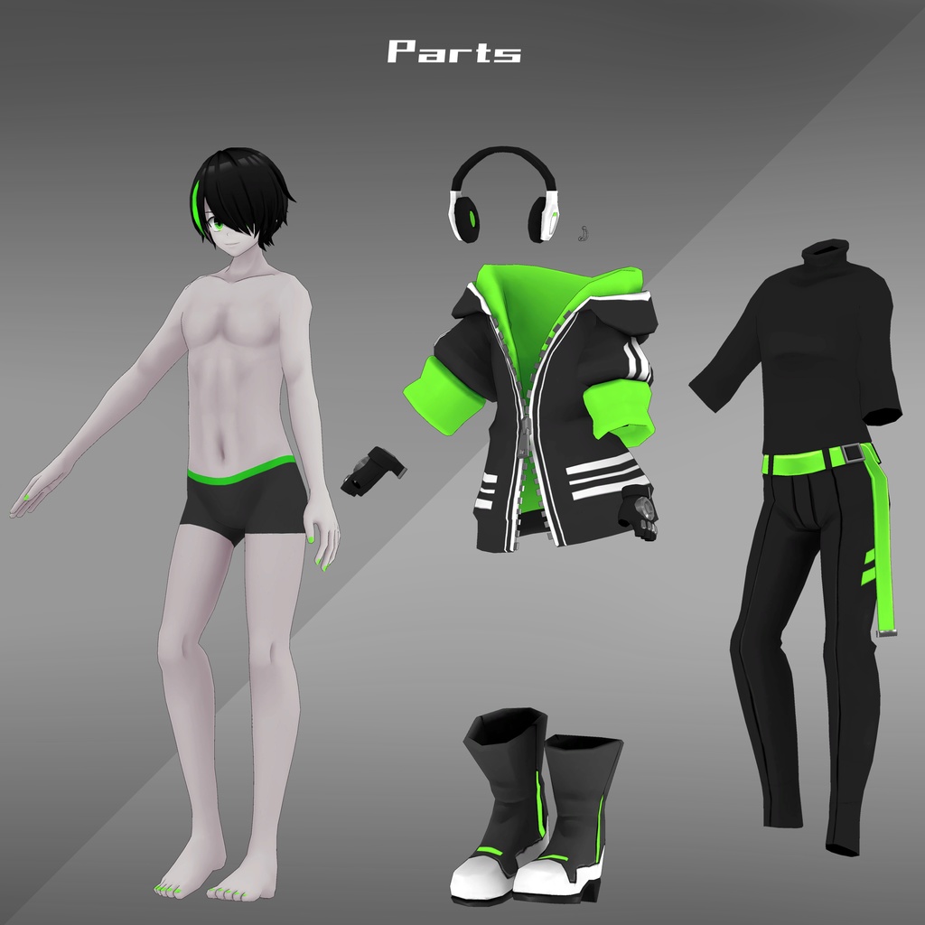 オリジナル3Dモデル【Dazzle】