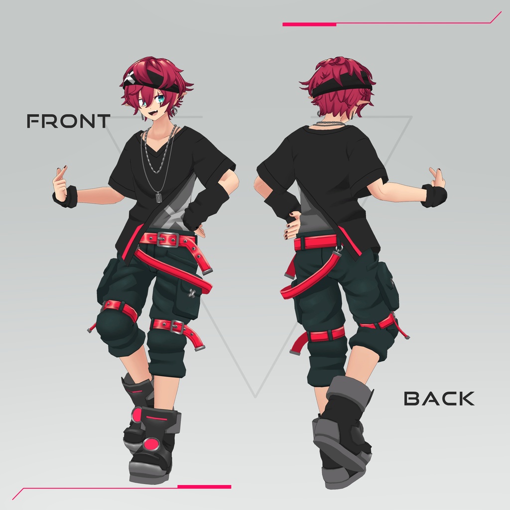 オリジナル3Dモデル【Leo】