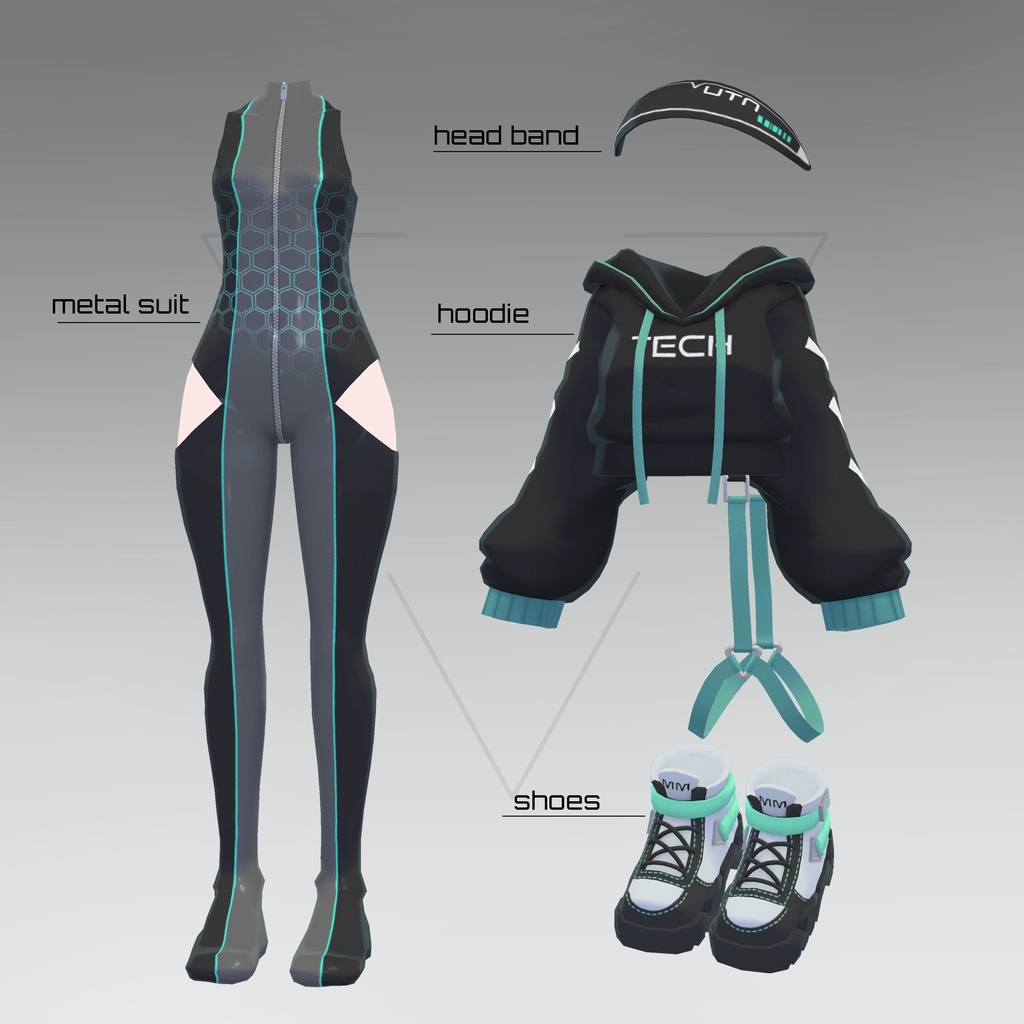 オリジナル衣装モデル【METAL MIND】