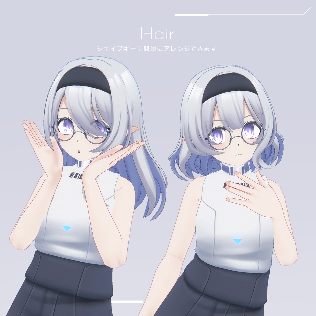 オリジナル3Dモデル【Ange-アンジュ】