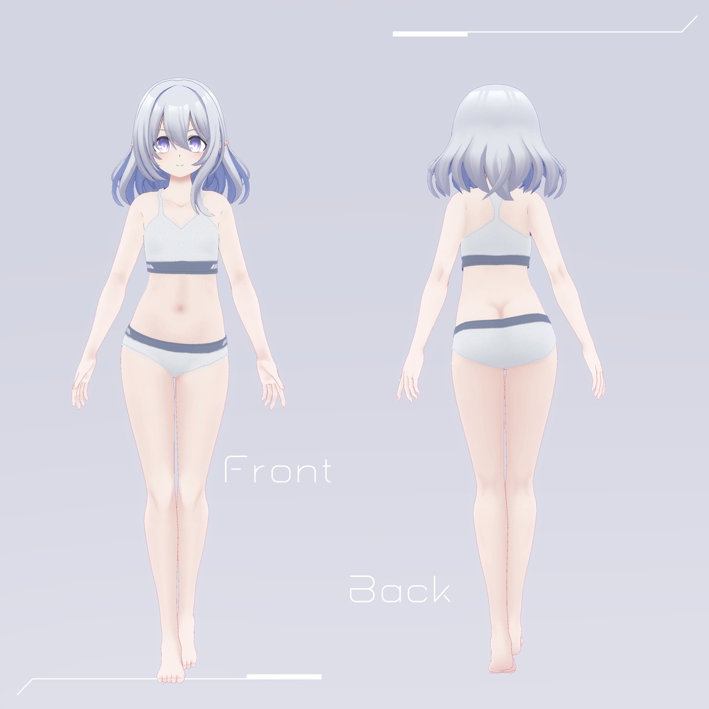 オリジナル3Dモデル【Ange-アンジュ】