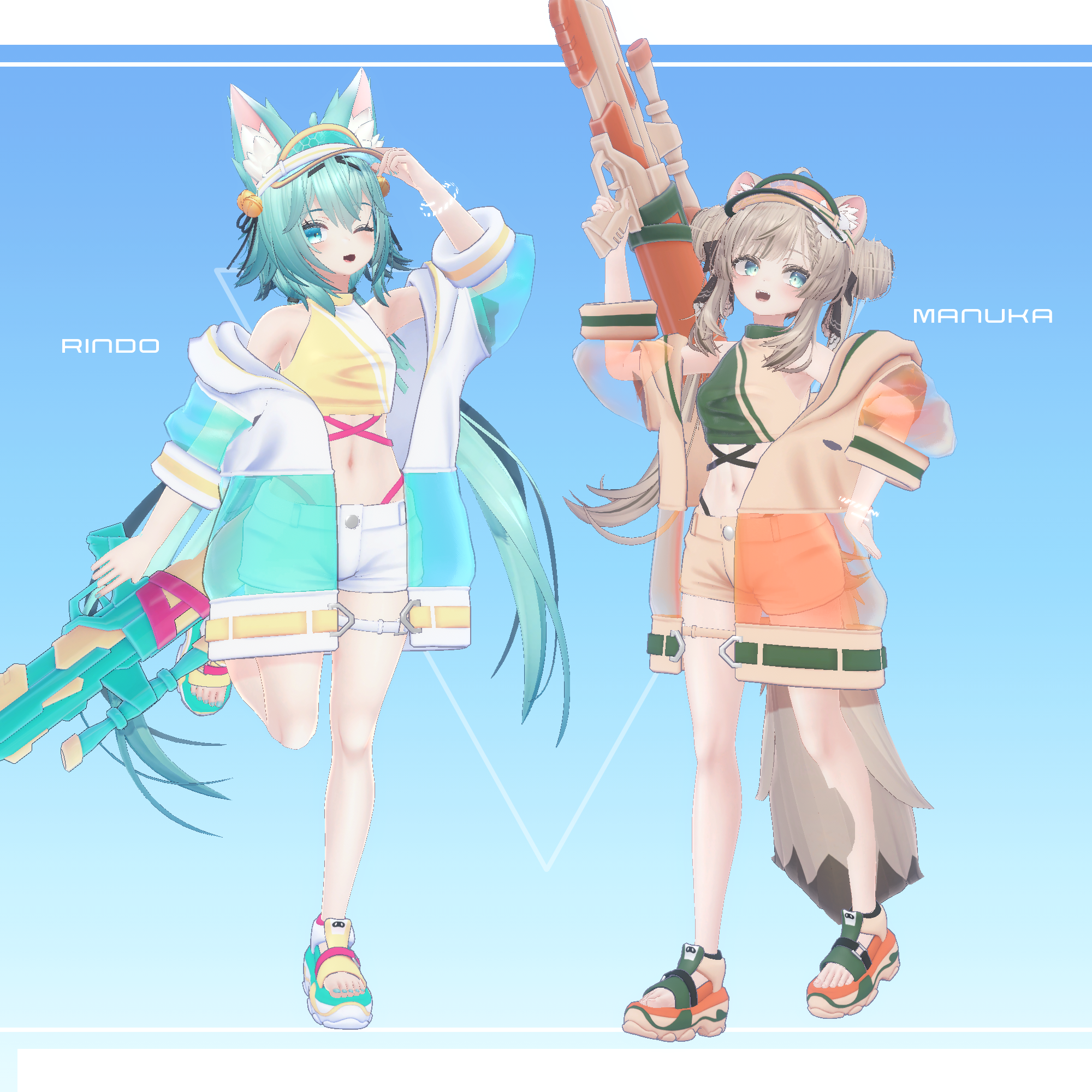 オリジナル衣装モデル【SPLASH RAVE】 - UtNShop - BOOTH