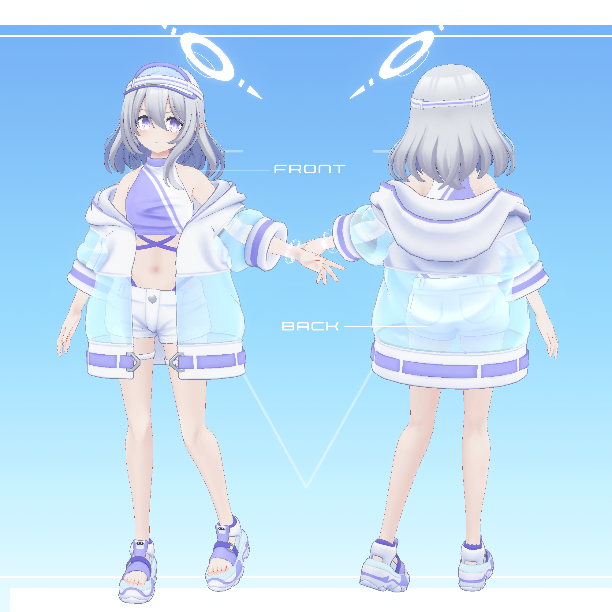 オリジナル衣装モデル【SPLASH RAVE】 - UtNShop - BOOTH