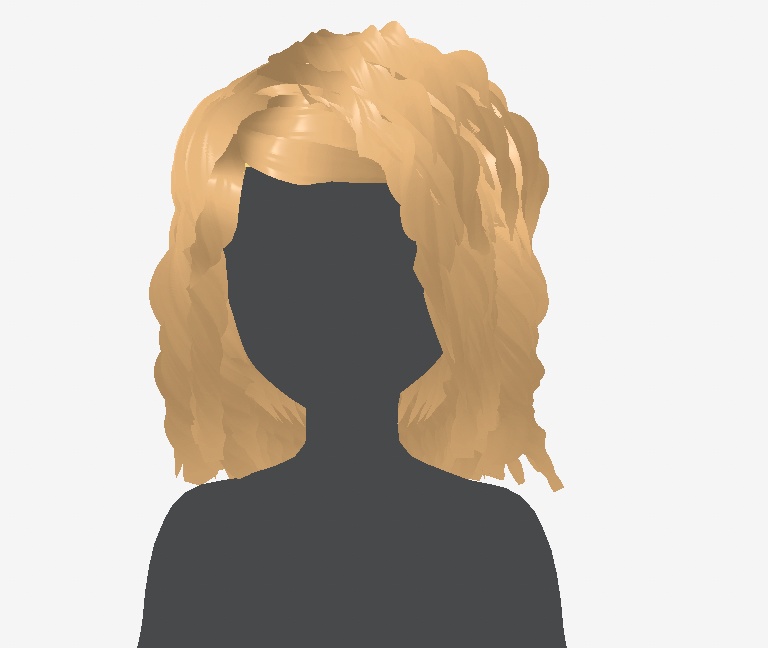 [Vroid] Curly hair preset