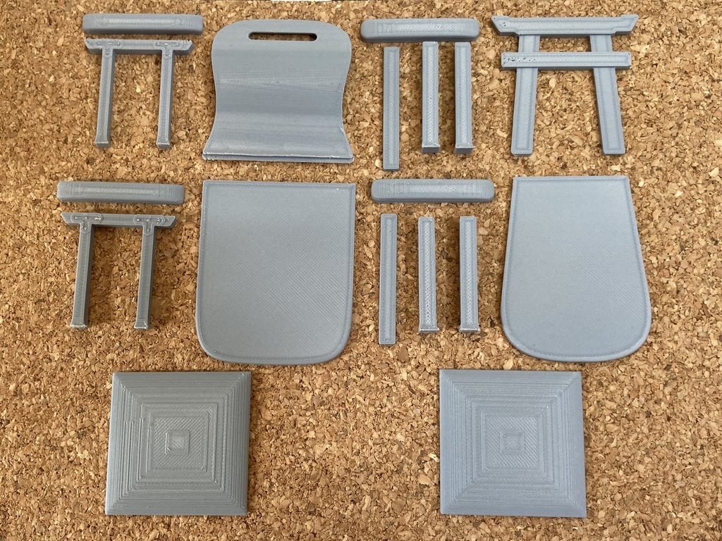 座椅子 2種盛り