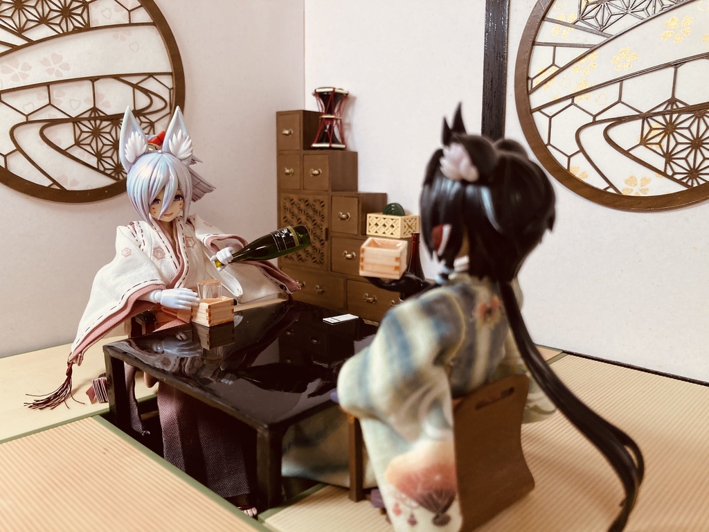 座椅子 2種盛り