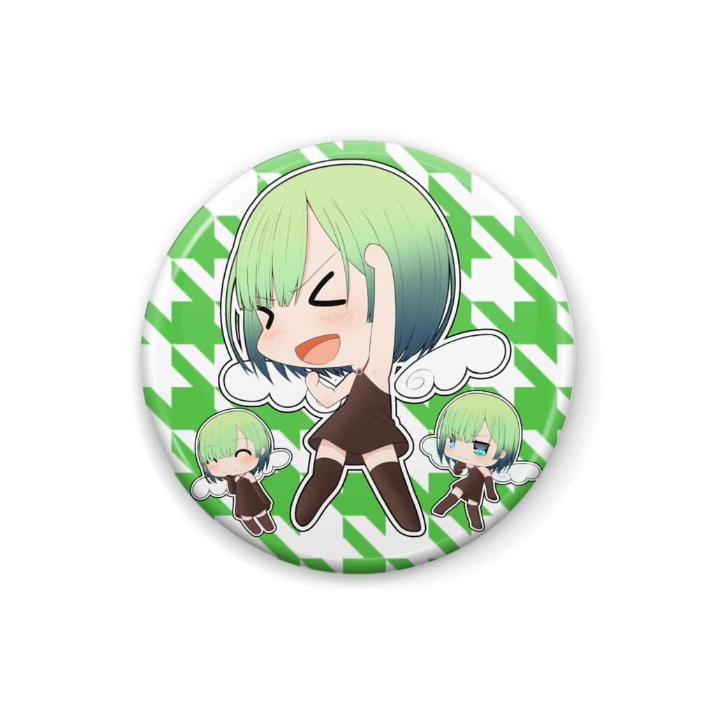 元気100%たこやん缶バッチ