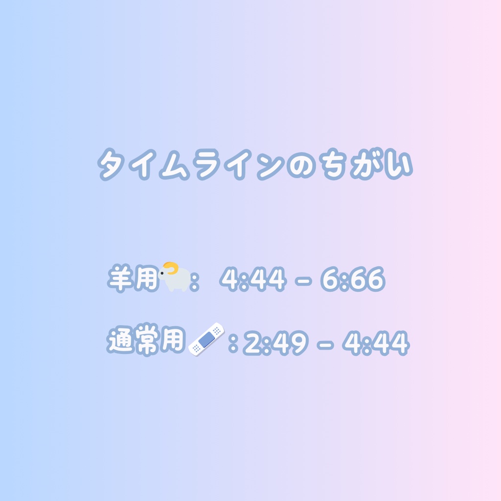 ぽわぽわおはV素材