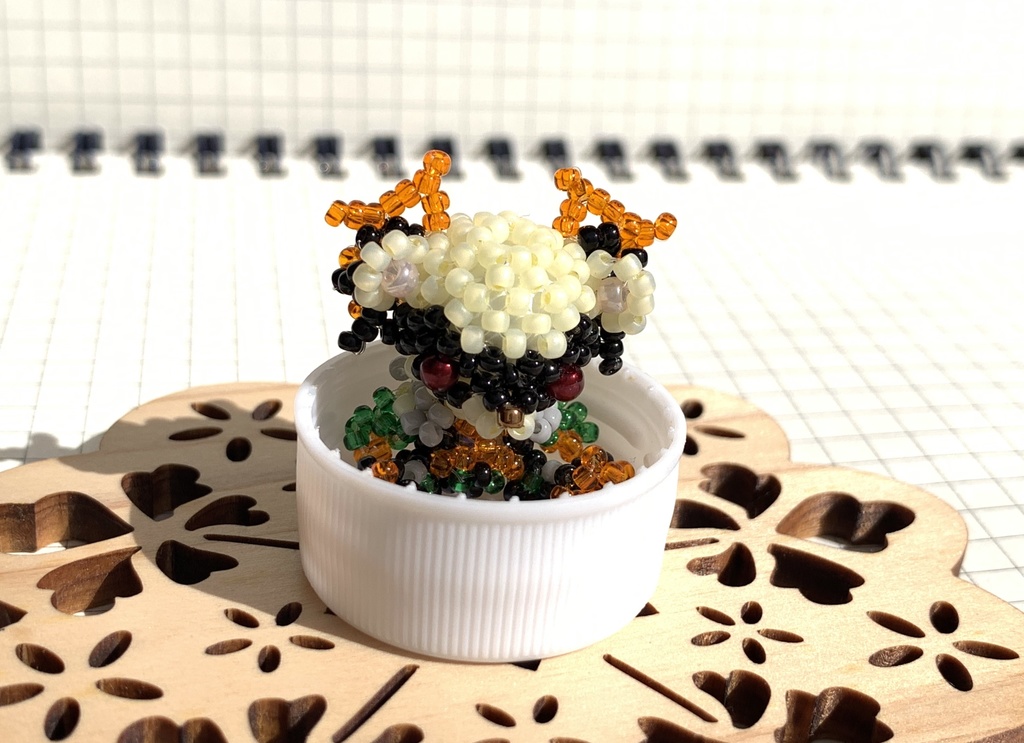 爆豪勝己風くまさんビーズ