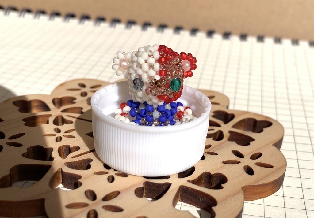 ヒロアカ 轟焦凍くん風くまさんビーズ