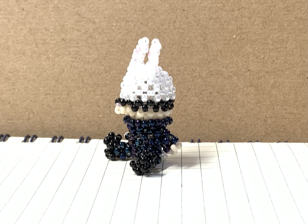 五条悟風うさぎさんビーズマスコット