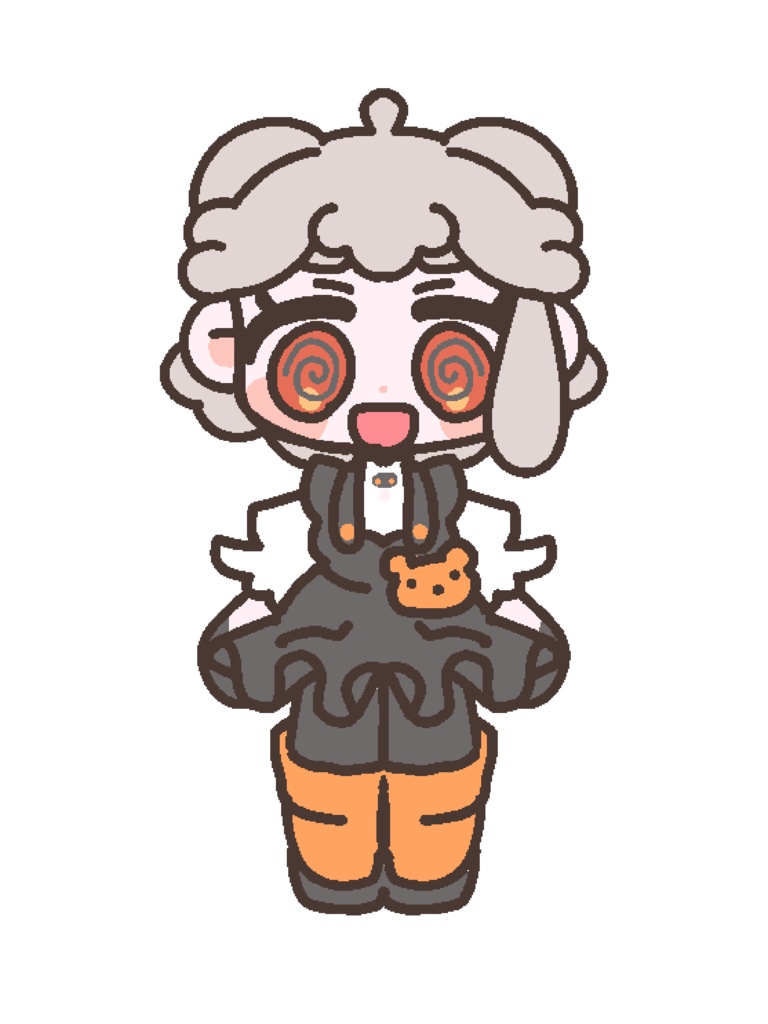 もいのデフォルメステッカー