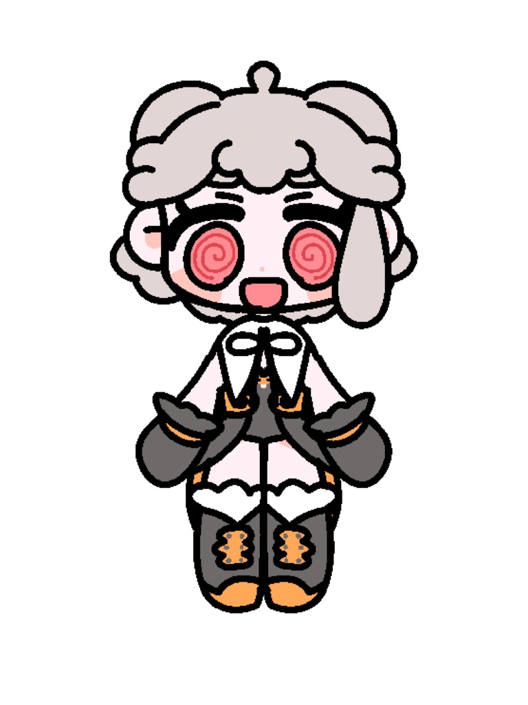 もいのデフォルメステッカー