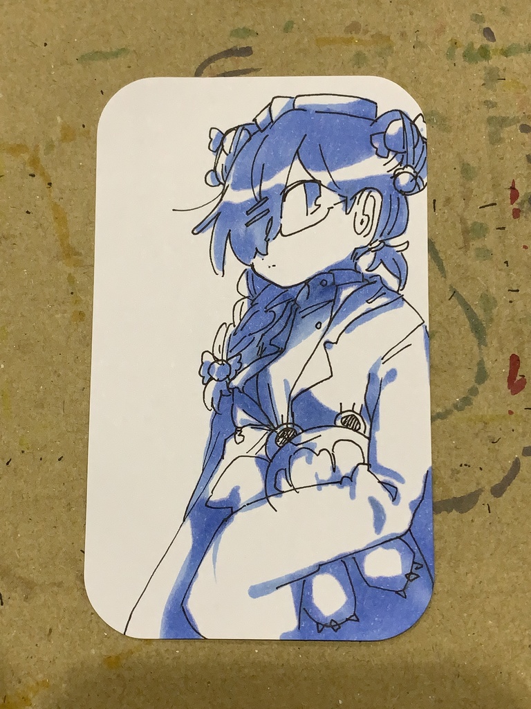ドローイング「ミカくん」
