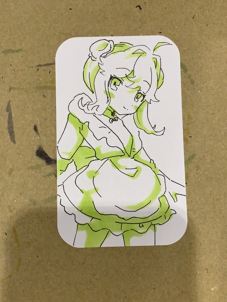 ドローイング「チャイナメイド」