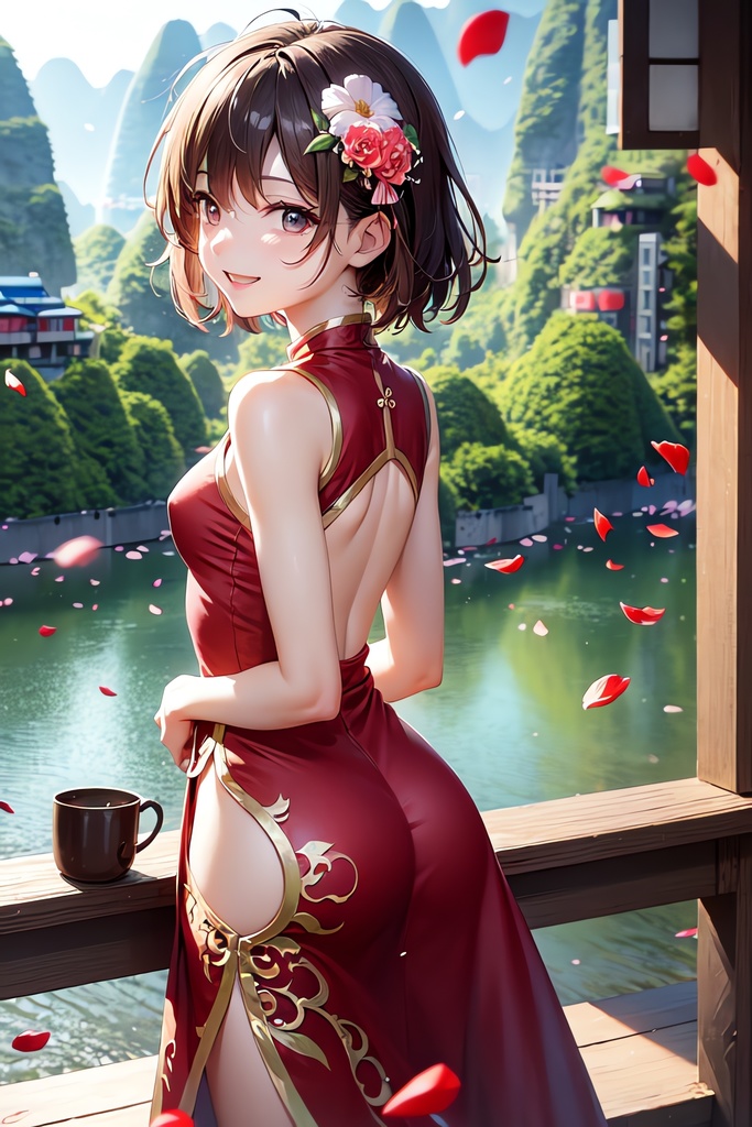 【220枚1536×2304】チャイナドレス好きのためのCG資料集【商用可※条件有り】