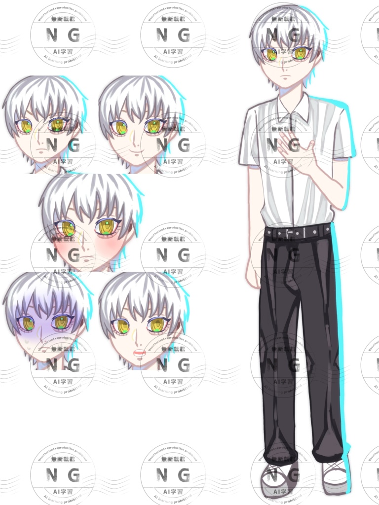 少年 立ち絵 TRPG 素材