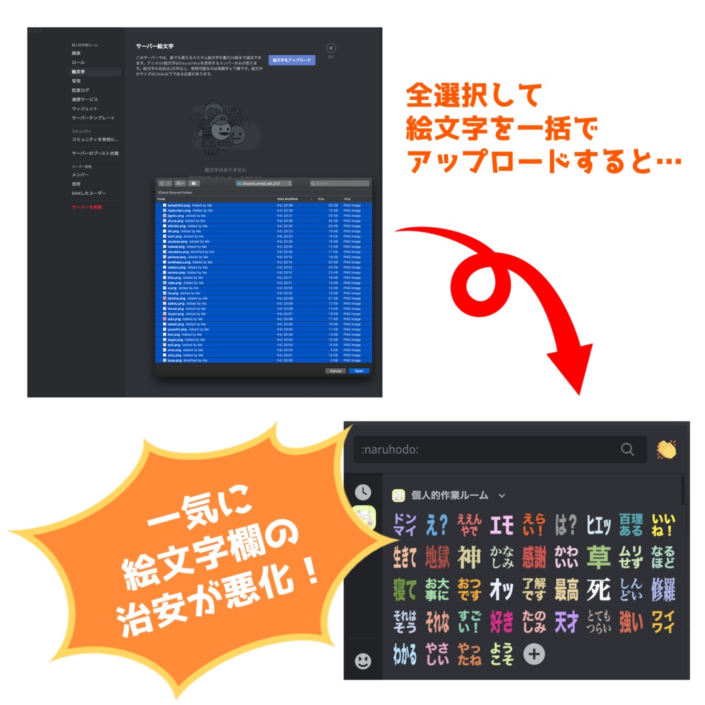 Discord用絵文字セット 図画交錯準備室 Booth