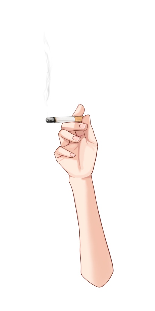 【Live2Dアイテム】煙草(腕&アニメーション付き)