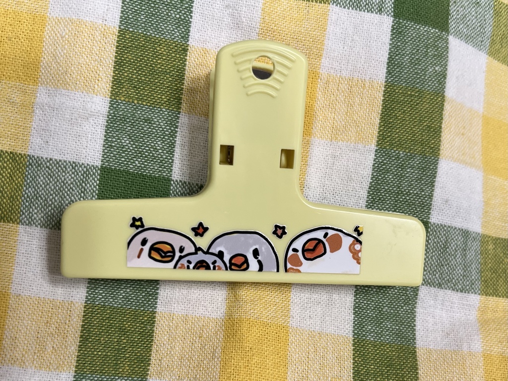 キンカビッグマグネットクリップ（黄）